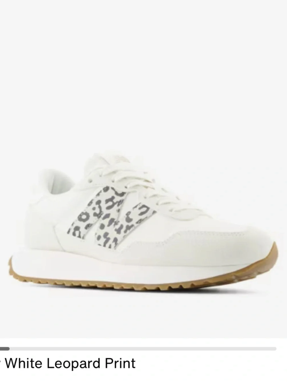New Balance 237 Sea Salt Leopard Womens Size 10 Low Top Shoes Sneakers